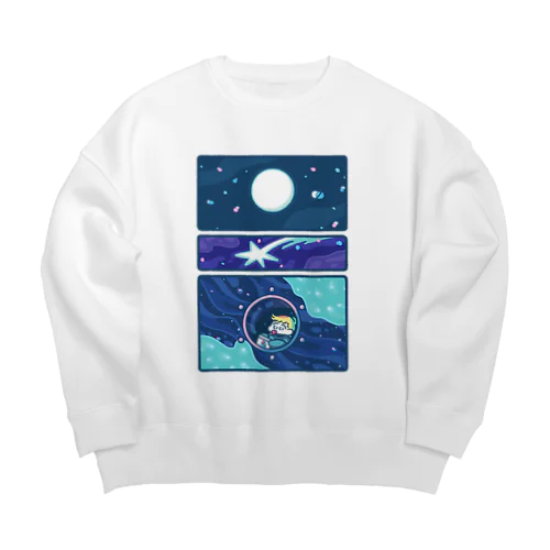 わくせい Big Crew Neck Sweatshirt