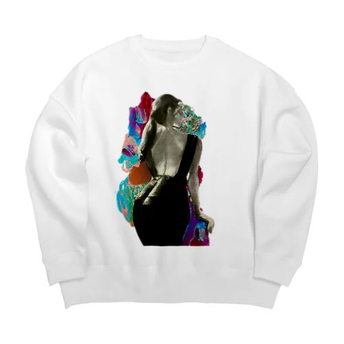 おめかし Big Crew Neck Sweatshirt