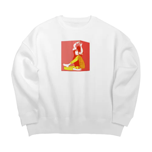 箱入り中華娘 Big Crew Neck Sweatshirt