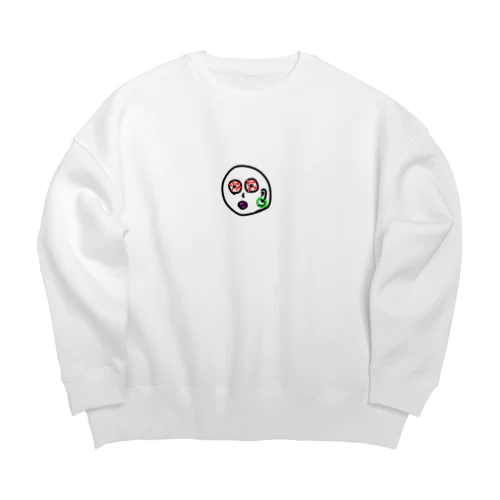 充血ピアスくん Big Crew Neck Sweatshirt