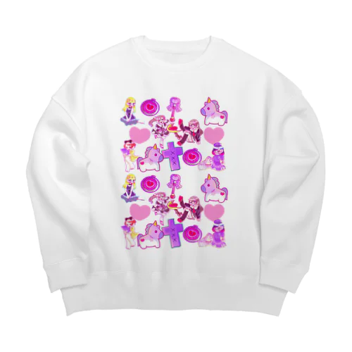 男子禁制♡乙女の部屋 Big Crew Neck Sweatshirt