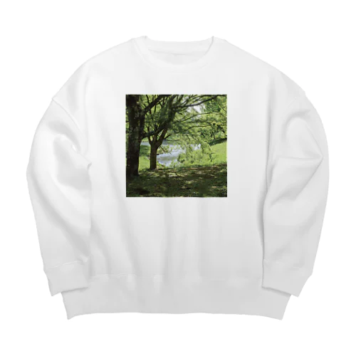 癒しの風景（樹木） Big Crew Neck Sweatshirt