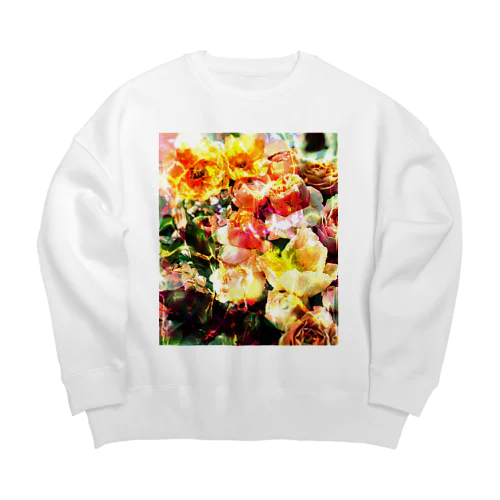 rose garden Big Crew Neck Sweatshirt