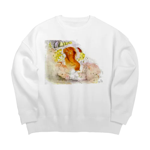 星屑シャララン Big Crew Neck Sweatshirt