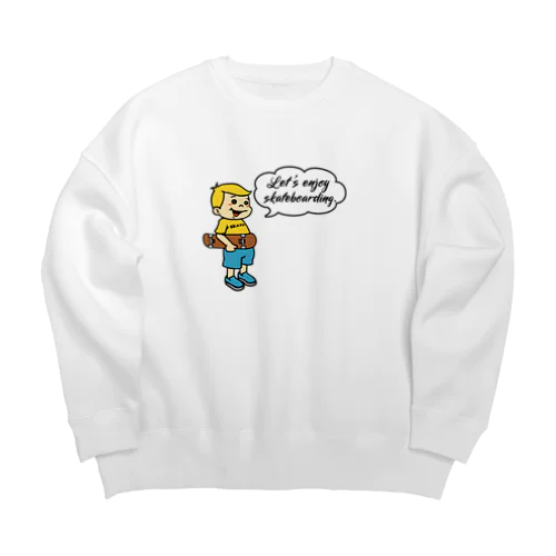 スケーターボーイ4 Big Crew Neck Sweatshirt