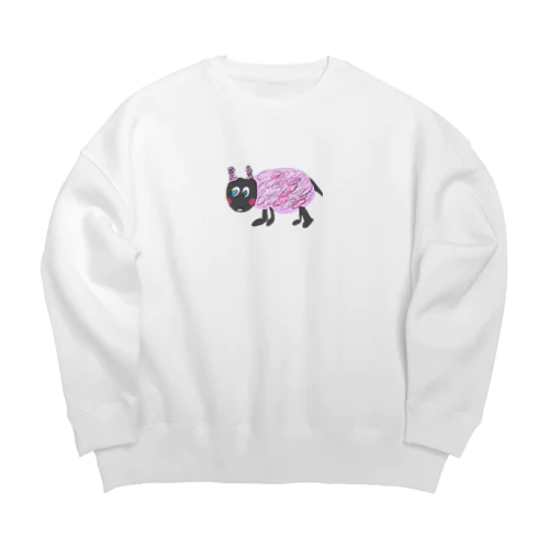 ヒツジ Big Crew Neck Sweatshirt