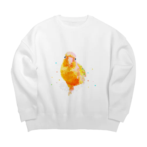 ウロコインコパイナップル Big Crew Neck Sweatshirt