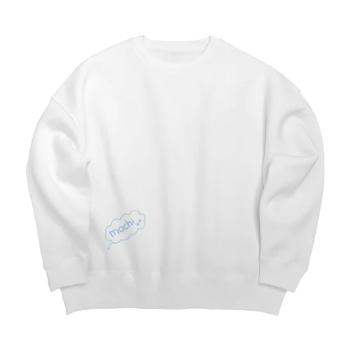 mochiロゴ Big Crew Neck Sweatshirt