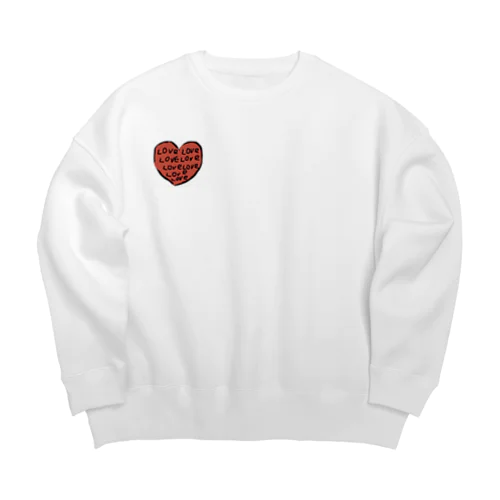 LOVEがいっぱい Big Crew Neck Sweatshirt