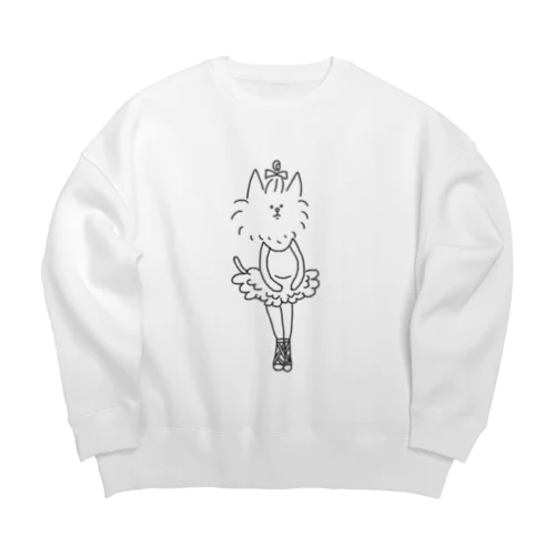 バレリーナメルちゃん Big Crew Neck Sweatshirt