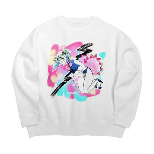 あなたの傷を知恵にかえなさい Big Crew Neck Sweatshirt