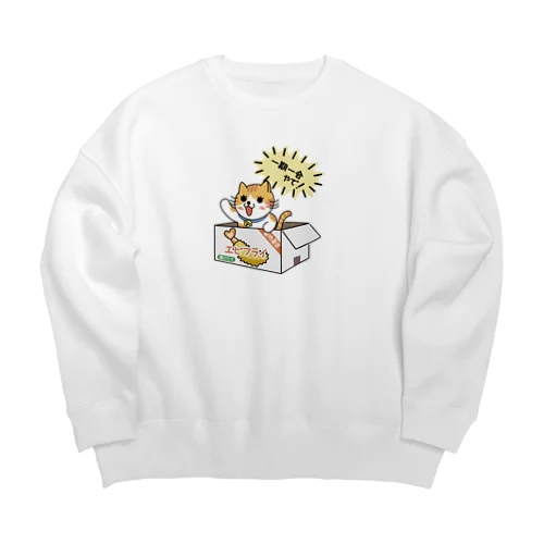 ダンボール（エビフライ） Big Crew Neck Sweatshirt