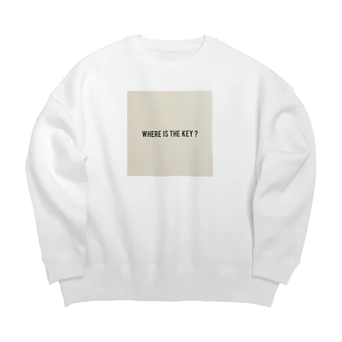 WHERE IS THE KEY? Big Crew Neck Sweatshirt