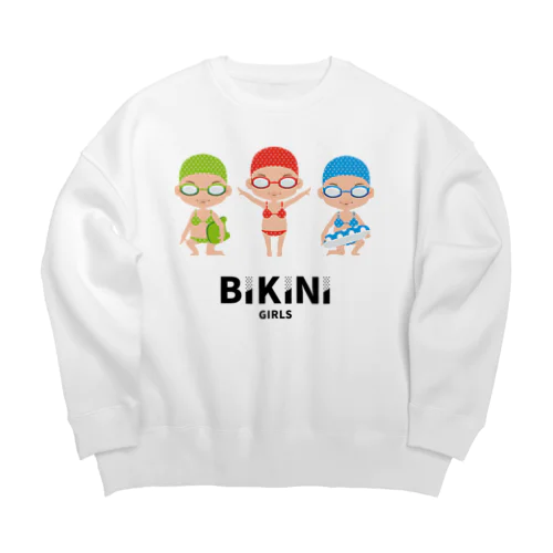 BIKINI GIRLS／ビキニガールズ Big Crew Neck Sweatshirt