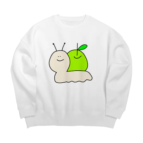 🐌カタツムりんご🍏 Big Crew Neck Sweatshirt