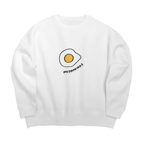 めだまやき Big Crew Neck Sweatshirt