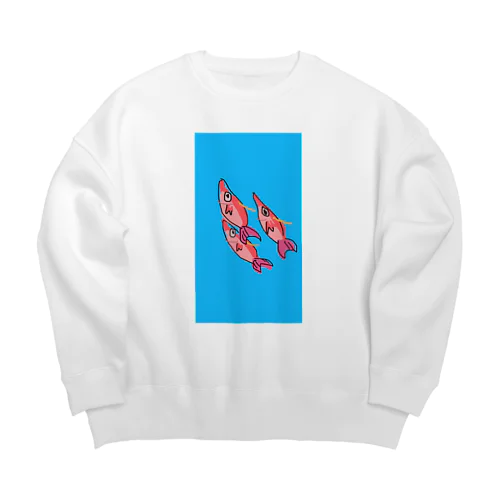 サギさぎフエ Big Crew Neck Sweatshirt