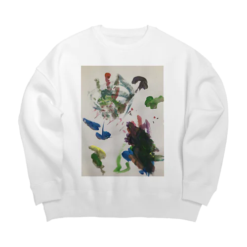 こなつ画伯 Big Crew Neck Sweatshirt