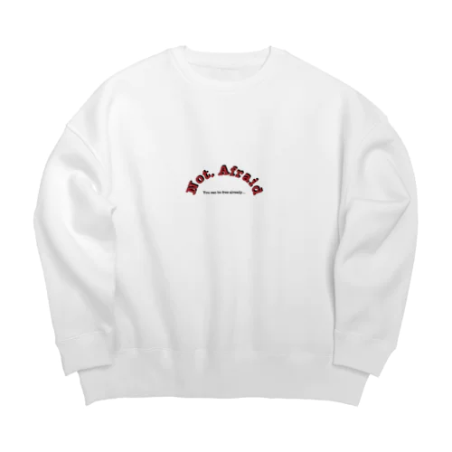 Not Afraid series Big Crew Neck Sweatshirt