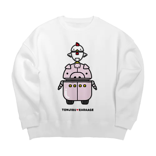 とんからロボ Big Crew Neck Sweatshirt