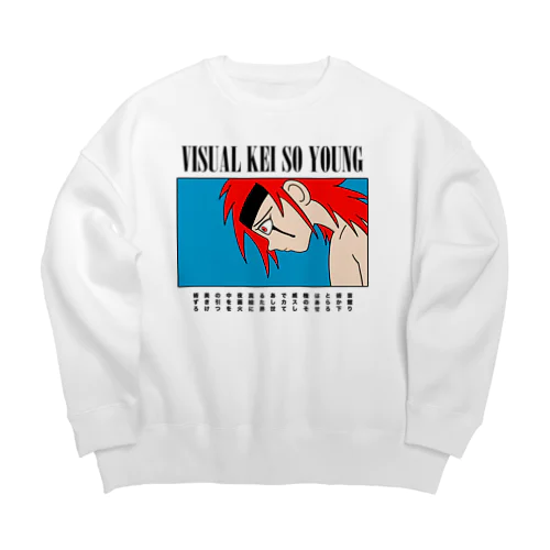 VISUAL KEI SO YOUNG MAIN VISUAL 001 Big Crew Neck Sweatshirt