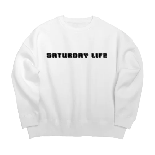 SaturdayLife-Sub Big Crew Neck Sweatshirt