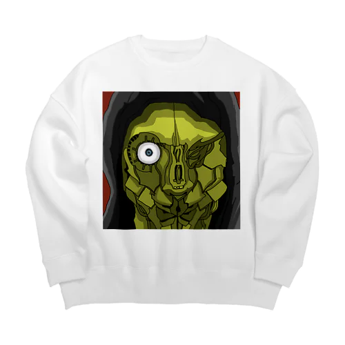 GAIA_CYBORG_Z -> A -> A -> B Big Crew Neck Sweatshirt