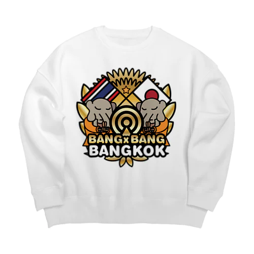 バンバンバンコク（定番） Big Crew Neck Sweatshirt