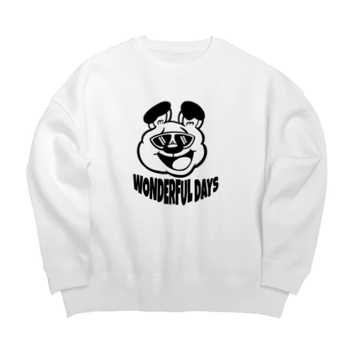 WONDERFUL DAYS Big Crew Neck Sweatshirt