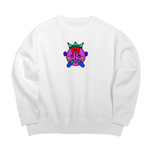 ツメかわいいメカ Big Crew Neck Sweatshirt