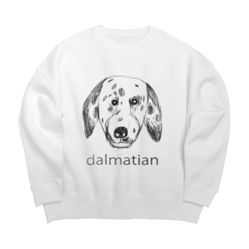 Dalmatian Big Crew Neck Sweatshirt