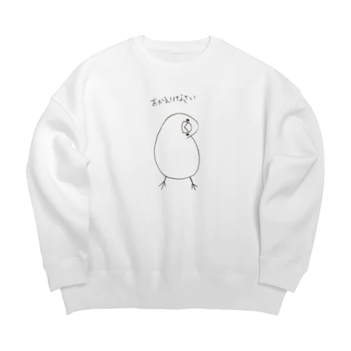 ペコリ文鳥 Big Crew Neck Sweatshirt