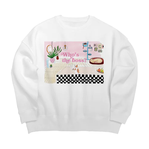 BOSS HAMS Big Crew Neck Sweatshirt