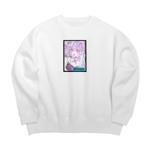 キラキラ女子 Big Crew Neck Sweatshirt