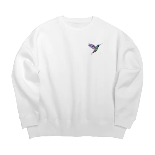 Hummingbird  Big Crew Neck Sweatshirt