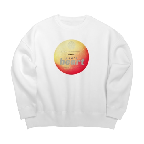 openess one's heart Big Crew Neck Sweatshirt