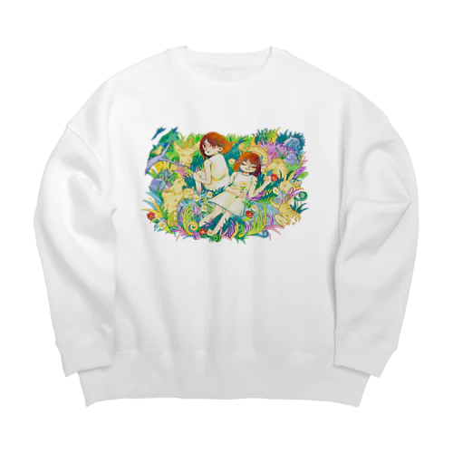 ふたりあわせ Big Crew Neck Sweatshirt