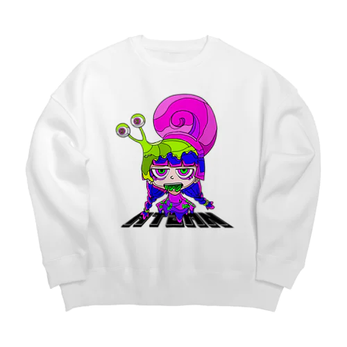 すねいるがぁる Big Crew Neck Sweatshirt