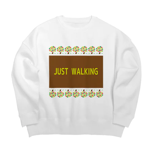 JUST WALKING Big Crew Neck Sweatshirt