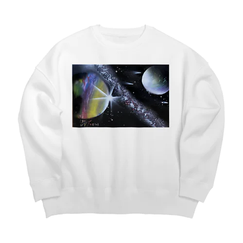 七夕の銀河 Big Crew Neck Sweatshirt