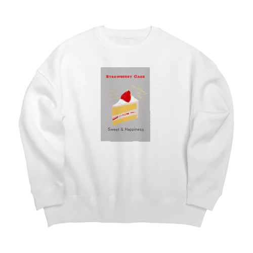 ストロベリーケーキ Big Crew Neck Sweatshirt