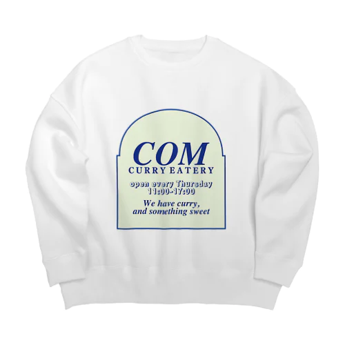 COM CYRRY EATERY オープン記念グッズ Big Crew Neck Sweatshirt