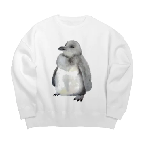 こどものぺんぎん Big Crew Neck Sweatshirt