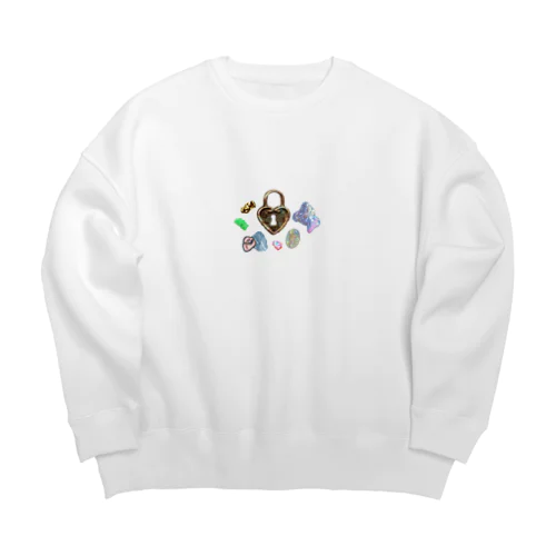 射止めて心の鍵 Big Crew Neck Sweatshirt