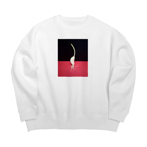 自立ニンニク Big Crew Neck Sweatshirt