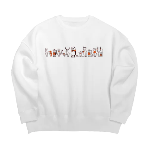 みんなで！　パンダのおはなし Big Crew Neck Sweatshirt