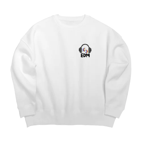 えびのダンスミュージック Big Crew Neck Sweatshirt