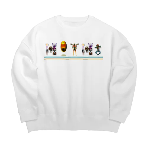 子供の頃買ってもらったやつ Big Crew Neck Sweatshirt