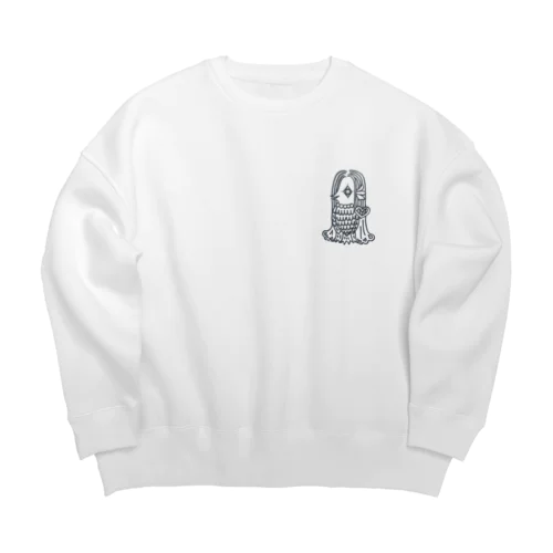 あまびえーぬ Big Crew Neck Sweatshirt