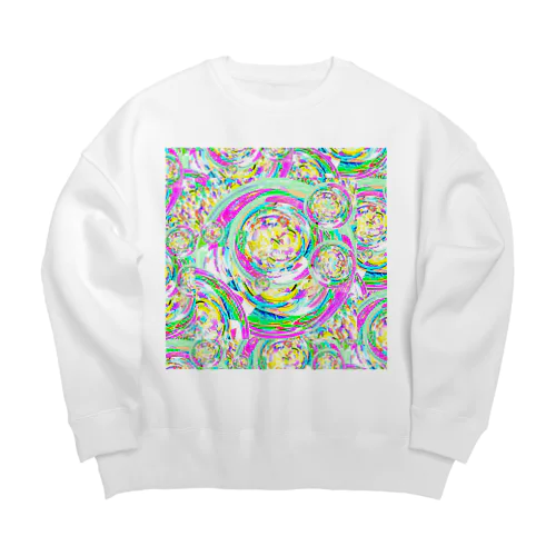 🌈✨シャボンシャワー✨🌈 Big Crew Neck Sweatshirt